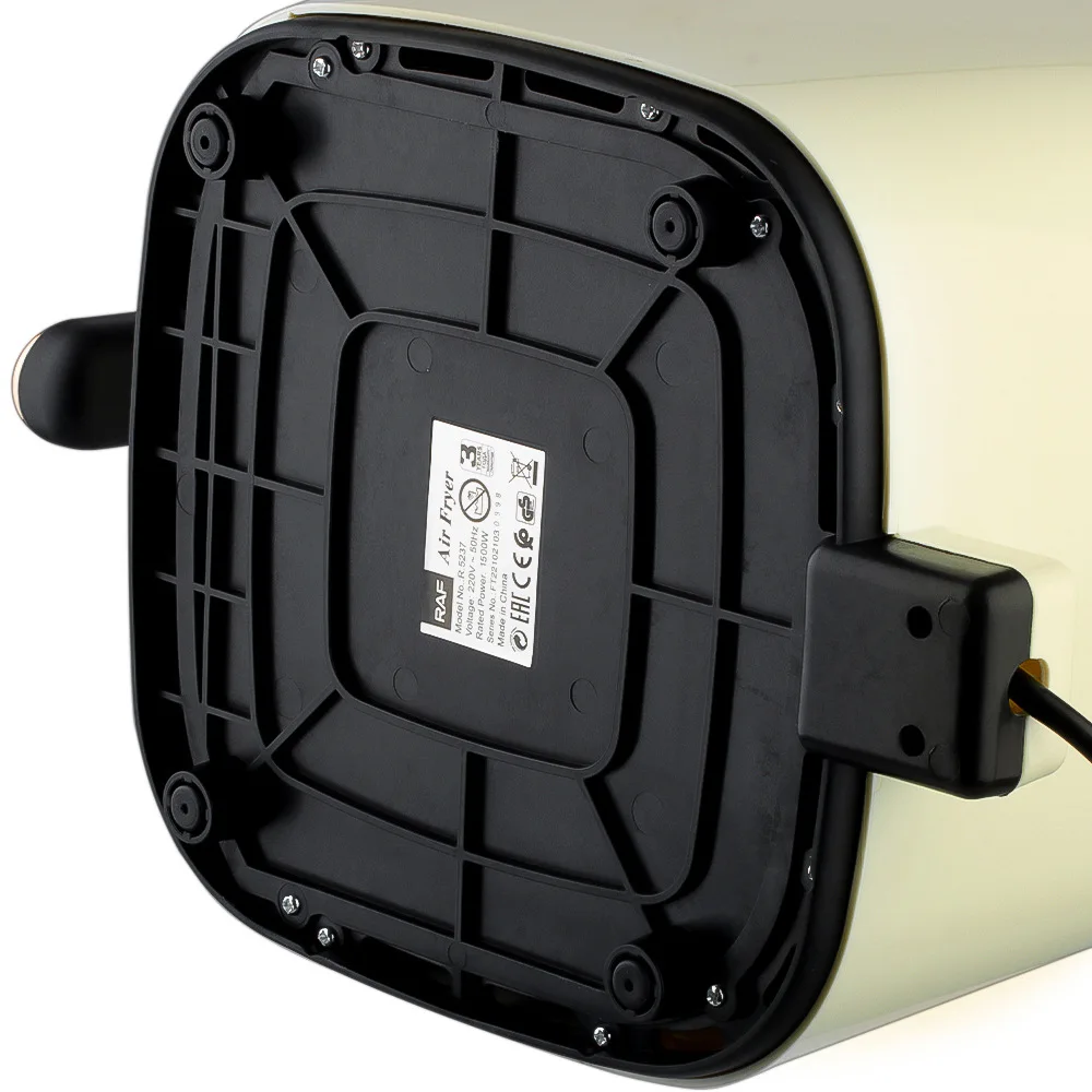 Raf Φριτέζα Αέρος 360° 1500W με Αποσπώμενο κάδο 4.8lt και Χρονοδιακόπτη για Μαγείρεμα Χωρίς Λάδι Raf Φριτέζα Αέρος 360° 1500W με Αποσπώμενο κάδο 4.8lt και Χρονοδιακόπτη για Μαγείρεμα Χωρίς Λάδι