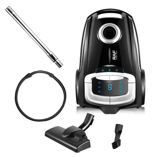 Raf Ηλεκτρική Σκούπα 2800W με Σακούλα 4lt και Ψηφιακή Οθόνη Mαύρη Raf Ηλεκτρική Σκούπα 2800W με Σακούλα 4lt και Ψηφιακή Οθόνη Mαύρη