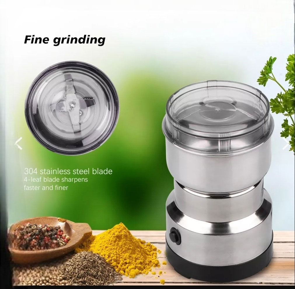 RAF Ηλεκτρικός Μύλος Καφέ 300W με Χωρητικότητα 50gr Ασημί RAF Ηλεκτρικός Μύλος Καφέ 300W με Χωρητικότητα 50gr Ασημί