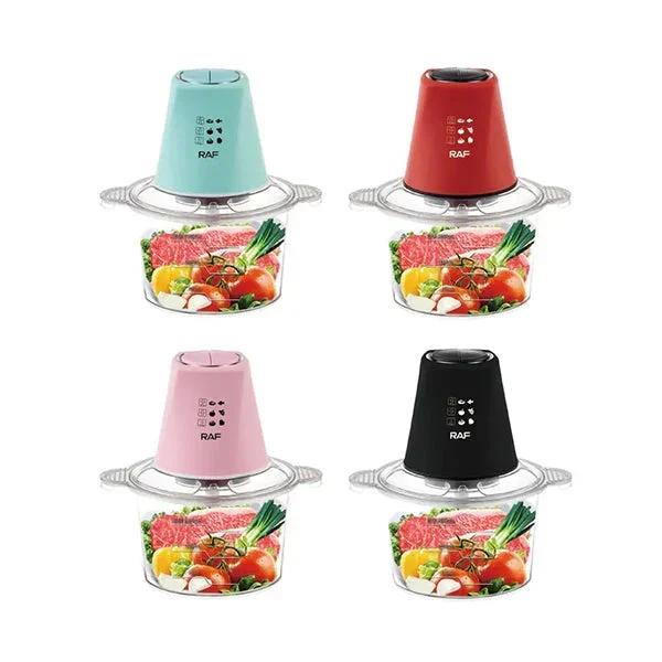 Raf Ηλεκτρικός Πολυκόφτης - Multi 600W με Κάδο 2L και 2 Ταχύτητες Raf Ηλεκτρικός Πολυκόφτης - Multi 600W με Κάδο 2L και 2 Ταχύτητες