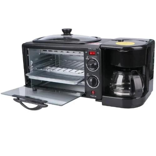 RAF Mini Ηλεκτρικός Πολυλειτουργικός Φούρνος 3 σε 1 - Πολυμηχάνημα με Καφετιέρα, Φούρνο και Αντικολλητική Ψησταριά Μαύρο RAF Mini Ηλεκτρικός Πολυλειτουργικός Φούρνος 3 σε 1 - Πολυμηχάνημα με Καφετιέρα, Φούρνο και Αντικολλητική Ψησταριά Μαύρο