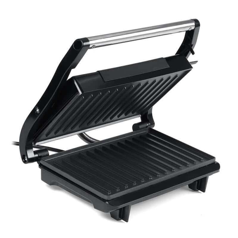RAF Τοστιέρα-Γκριλιέρα 1000W με Αντικολλητικές Πλάκες και Προστασία Υπερθέρμανσης Μαύρo/Ασημί RAF Τοστιέρα-Γκριλιέρα 1000W με Αντικολλητικές Πλάκες και Προστασία Υπερθέρμανσης Μαύρo/Ασημί