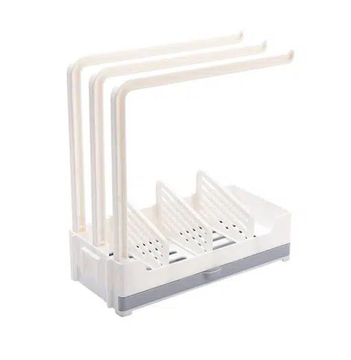 Ράφι Οργάνωσης Νεροχύτη με Βάση για Πετσέτες και Σφουγγάρια 24.5×23.5x11x6cm – Λευκό Ράφι Οργάνωσης Νεροχύτη με Βάση για Πετσέτες και Σφουγγάρια 24.5×23.5x11x6cm – Λευκό