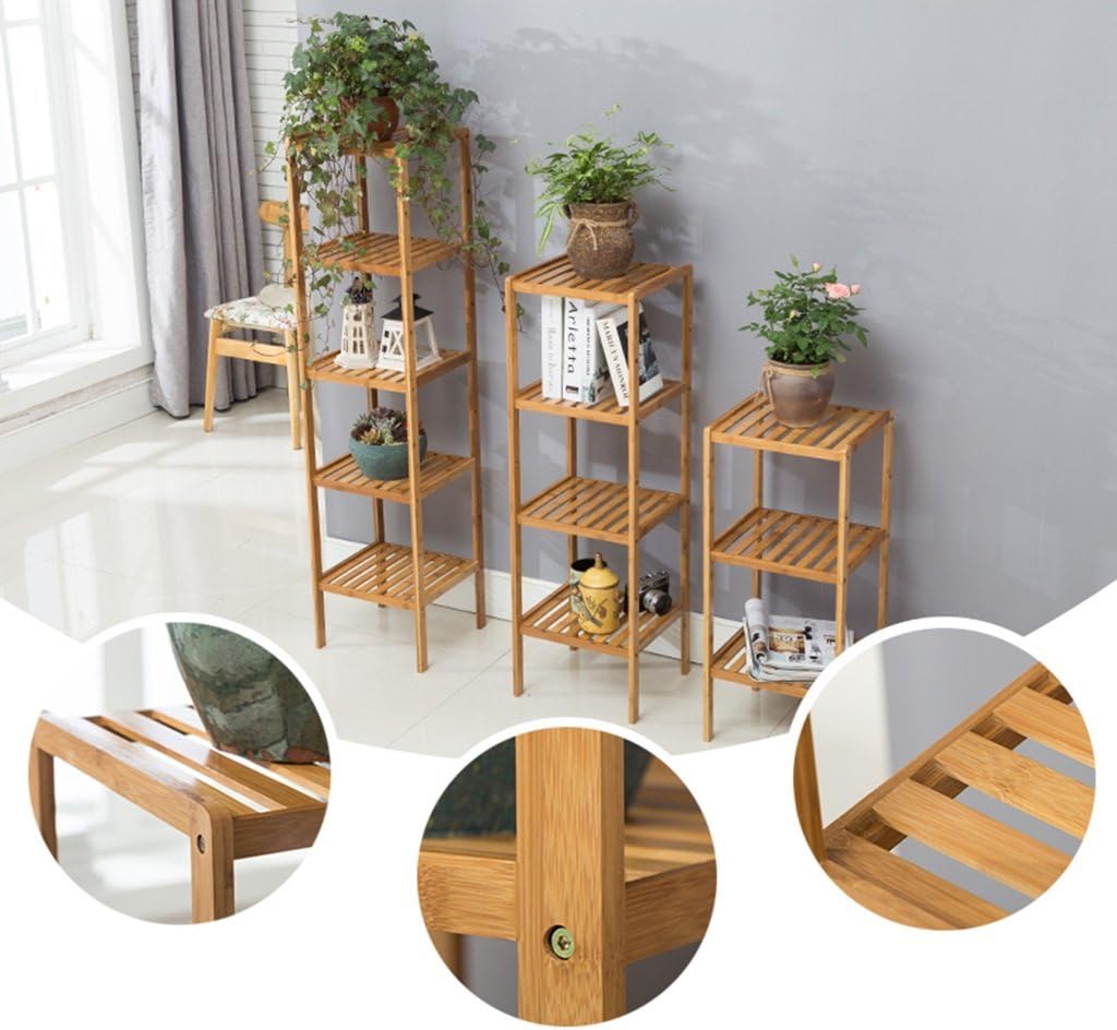 Ραφιέρα Μπαμπού Τριών Επιπέδων - 80x36x33cm Ραφιέρα Μπαμπού Τριών Επιπέδων - 80x36x33cm