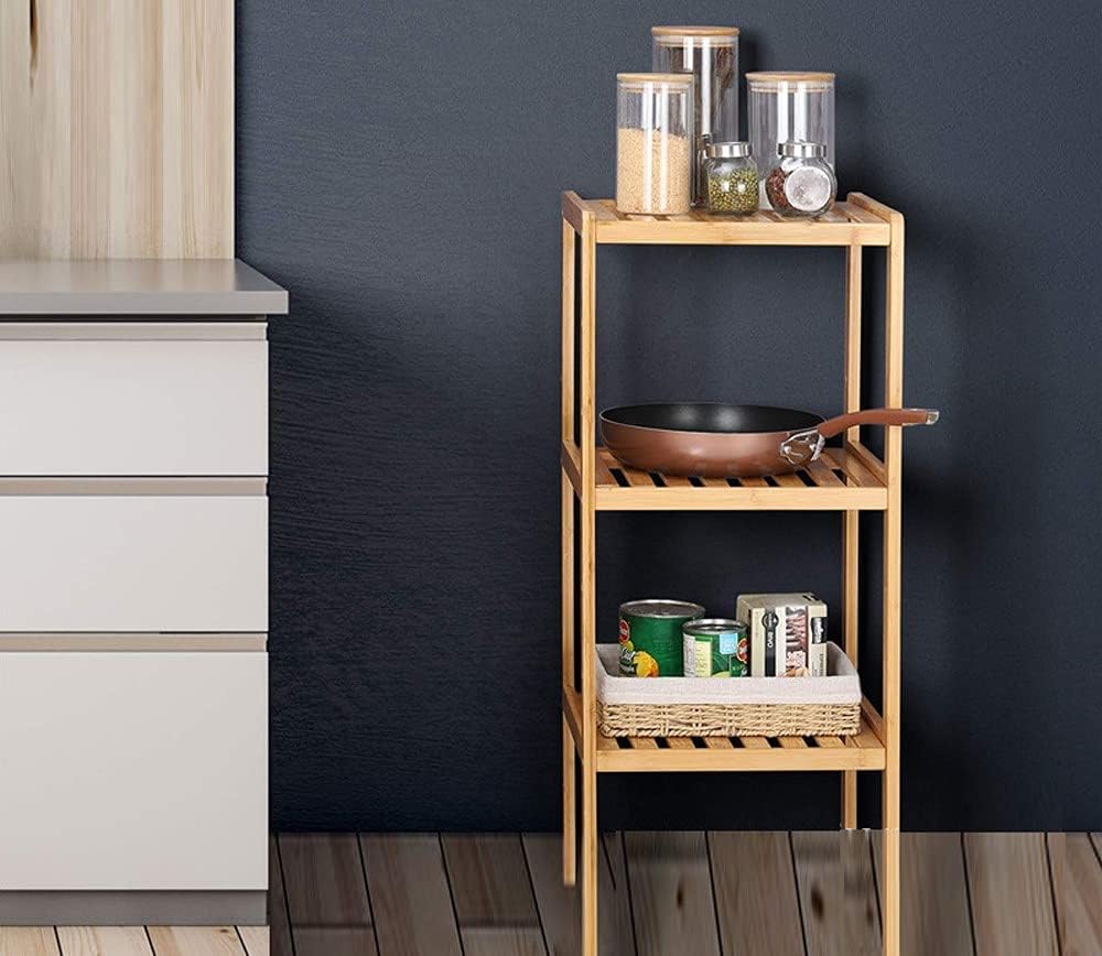 Ραφιέρα Μπαμπού Τριών Επιπέδων - 80x36x33cm Ραφιέρα Μπαμπού Τριών Επιπέδων - 80x36x33cm