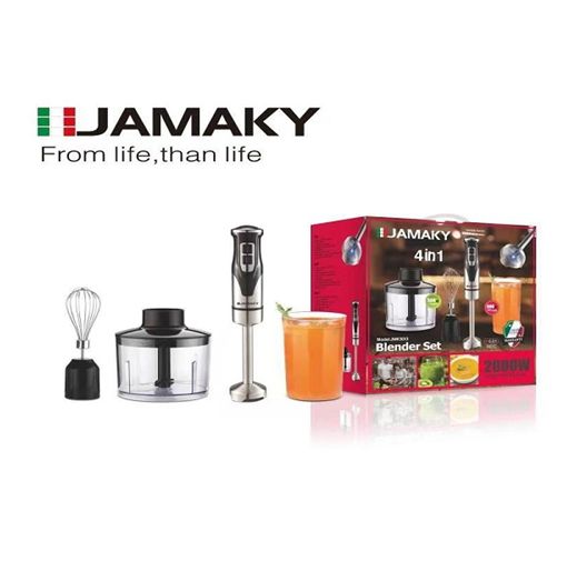 Ραβδομπλέντερ Χειρός με Ανοξείδωτη Ράβδο Inox 2000W 4 σε 1 Jamaky Ραβδομπλέντερ Χειρός με Ανοξείδωτη Ράβδο Inox 2000W 4 σε 1 Jamaky