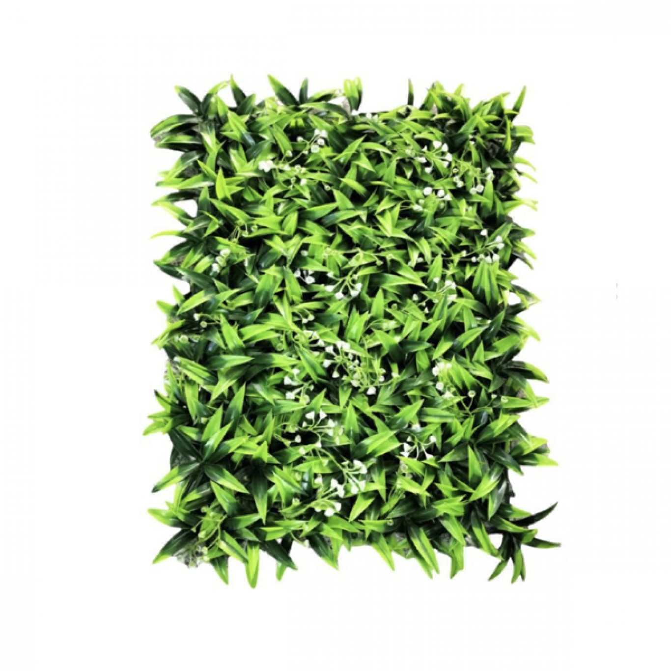 Ρεαλιστική Τεχνητή Φυλλωσιά Πρασινάδα με Λευκά Λουλουδάκια – Φυσική Ομορφιά Χωρίς Συντήρηση 60x40cm Ρεαλιστική Τεχνητή Φυλλωσιά Πρασινάδα με Λευκά Λουλουδάκια – Φυσική Ομορφιά Χωρίς Συντήρηση 60x40cm