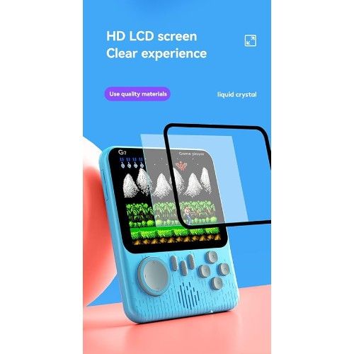 Retro G7 Ηλεκτρονική Παιδική Κονσόλα Χειρός Οθόνη 3.5 - Gameboy Ηλεκτρονική Παιχνιδομηχανή με 666 Παιχνίδια – Μπλε Retro G7 Ηλεκτρονική Παιδική Κονσόλα Χειρός Οθόνη 3.5 - Gameboy Ηλεκτρονική Παιχνιδομηχανή με 666 Παιχνίδια – Μπλε