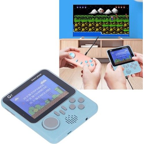 Retro G7 Ηλεκτρονική Παιδική Κονσόλα Χειρός Οθόνη 3.5 - Gameboy Ηλεκτρονική Παιχνιδομηχανή με 666 Παιχνίδια – Μπλε Retro G7 Ηλεκτρονική Παιδική Κονσόλα Χειρός Οθόνη 3.5 - Gameboy Ηλεκτρονική Παιχνιδομηχανή με 666 Παιχνίδια – Μπλε