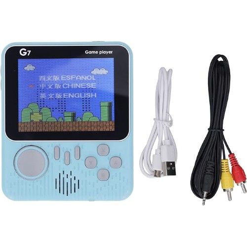 Retro G7 Ηλεκτρονική Παιδική Κονσόλα Χειρός Οθόνη 3.5 - Gameboy Ηλεκτρονική Παιχνιδομηχανή με 666 Παιχνίδια – Μπλε Retro G7 Ηλεκτρονική Παιδική Κονσόλα Χειρός Οθόνη 3.5 - Gameboy Ηλεκτρονική Παιχνιδομηχανή με 666 Παιχνίδια – Μπλε
