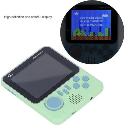 Retro G7 Ηλεκτρονική Παιδική Κονσόλα Χειρός Οθόνη 3.5 - Gameboy Ηλεκτρονική Παιχνιδομηχανή με 666 Παιχνίδια – Πράσινο Retro G7 Ηλεκτρονική Παιδική Κονσόλα Χειρός Οθόνη 3.5 - Gameboy Ηλεκτρονική Παιχνιδομηχανή με 666 Παιχνίδια – Πράσινο