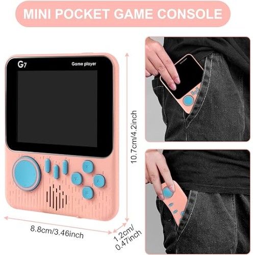 Retro G7 Ηλεκτρονική Παιδική Κονσόλα Χειρός Οθόνη 3.5