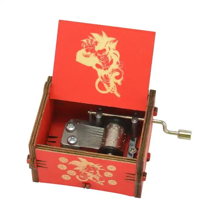 Ρετρό Ξύλινο Χειροκίνητο Μουσικό Κουτί – Dragon Ball Κόκκινο Ρετρό Ξύλινο Χειροκίνητο Μουσικό Κουτί – Dragon Ball Κόκκινο