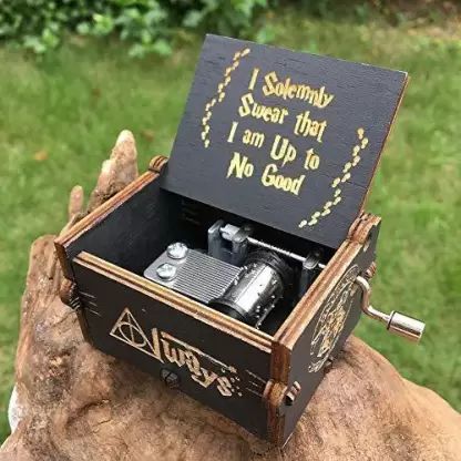 Ρετρό Ξύλινο Χειροκίνητο Μουσικό Κουτί – Harry Potter Μαύρο Ρετρό Ξύλινο Χειροκίνητο Μουσικό Κουτί – Harry Potter Μαύρο