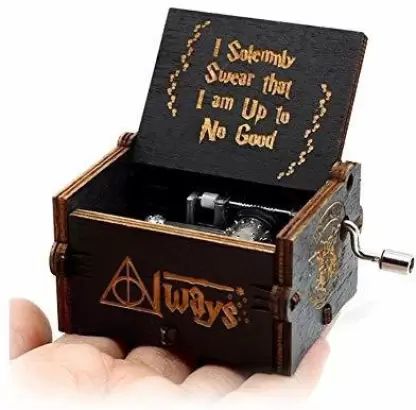 Ρετρό Ξύλινο Χειροκίνητο Μουσικό Κουτί – Harry Potter Μαύρο Ρετρό Ξύλινο Χειροκίνητο Μουσικό Κουτί – Harry Potter Μαύρο