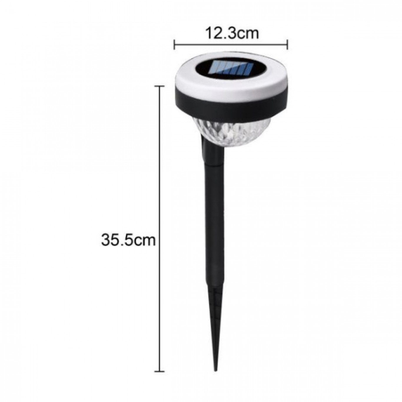 RGB Ηλιακό Αδιάβροχο Φωτιστικό Εξωτερικού Χώρου Καρφωτό ή Επιτοίχιο Μαύρο - Waterproof Solar Spotlight Lamp RGB Ηλιακό Αδιάβροχο Φωτιστικό Εξωτερικού Χώρου Καρφωτό ή Επιτοίχιο Μαύρο - Waterproof Solar Spotlight Lamp