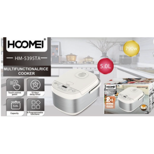 Rice Cooker - Αντικολλητικός Βραστήρας Ρυζιού με Οθόνη Αφής LED, Χρονοδιακόπτη, Διατήρηση Θερμοκρασίας και Χωρητικότητα 5L 790W Rice Cooker - Αντικολλητικός Βραστήρας Ρυζιού με Οθόνη Αφής LED, Χρονοδιακόπτη, Διατήρηση Θερμοκρασίας και Χωρητικότητα 5L 790W