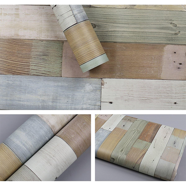 Ρολό Αδιάβροχη Αυτοκόλλητη Ταπετσαρία Ξύλο για Τοίχο και Τζάμι 200x45cm Ρολό Αδιάβροχη Αυτοκόλλητη Ταπετσαρία Ξύλο για Τοίχο και Τζάμι 200x45cm