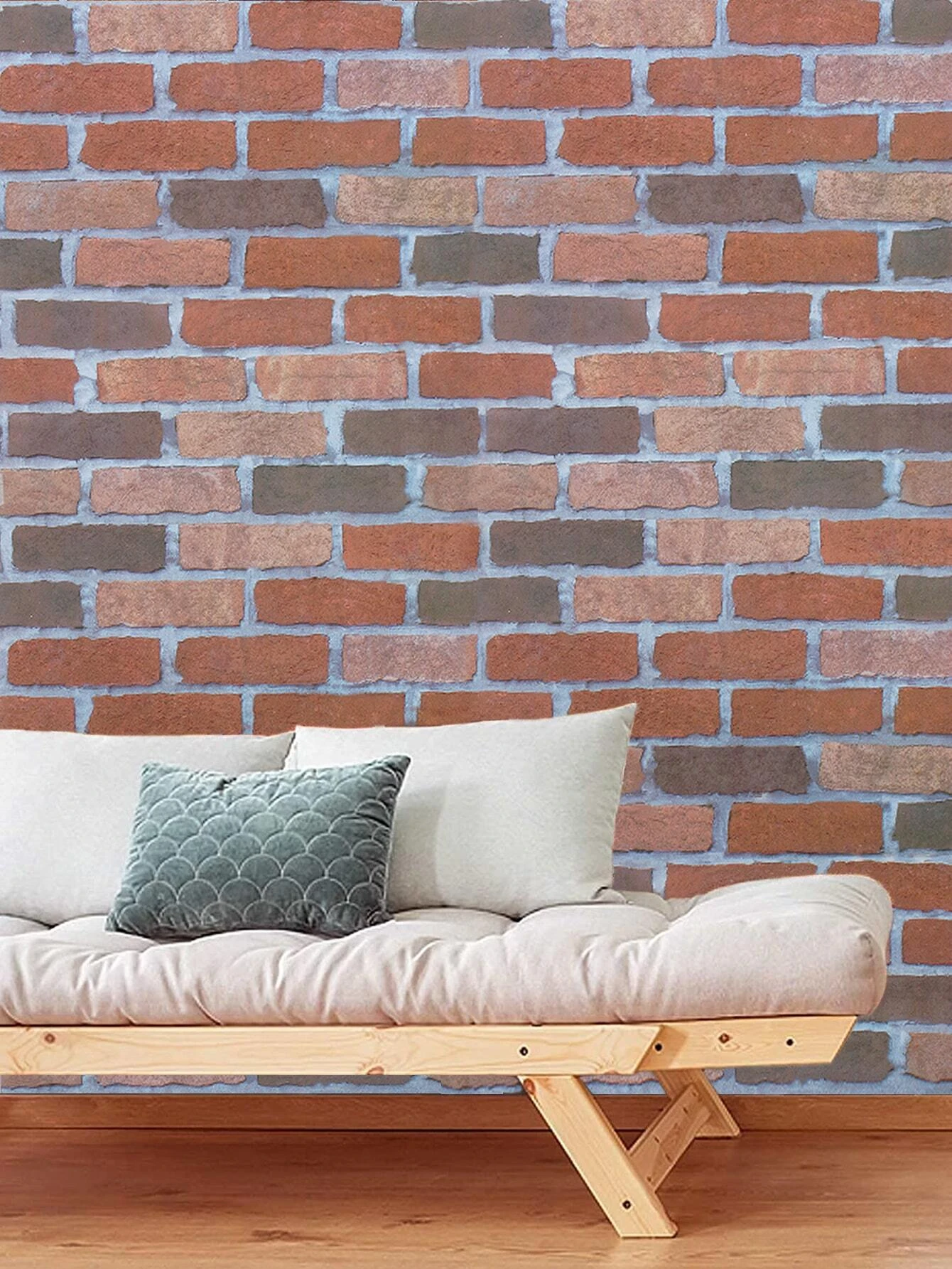 Ρολό Αυτοκόλλητη Αδιάβροχη Ταπετσαρία Τοίχου Ρετρό Τούβλο 200 x 45cm Ρολό Αυτοκόλλητη Αδιάβροχη Ταπετσαρία Τοίχου Ρετρό Τούβλο 200 x 45cm