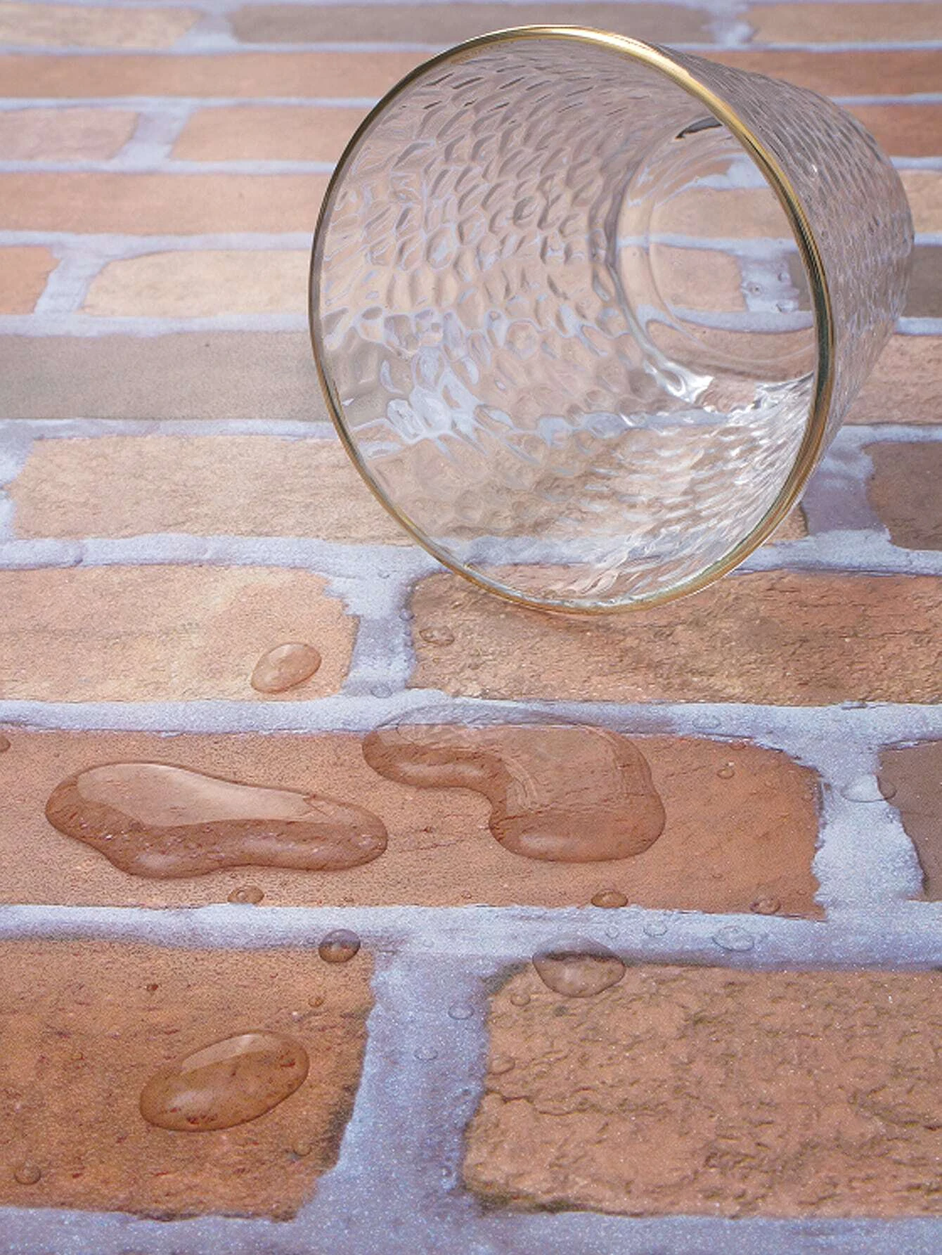 Ρολό Αυτοκόλλητη Αδιάβροχη Ταπετσαρία Τοίχου Ρετρό Τούβλο 200 x 45cm Ρολό Αυτοκόλλητη Αδιάβροχη Ταπετσαρία Τοίχου Ρετρό Τούβλο 200 x 45cm