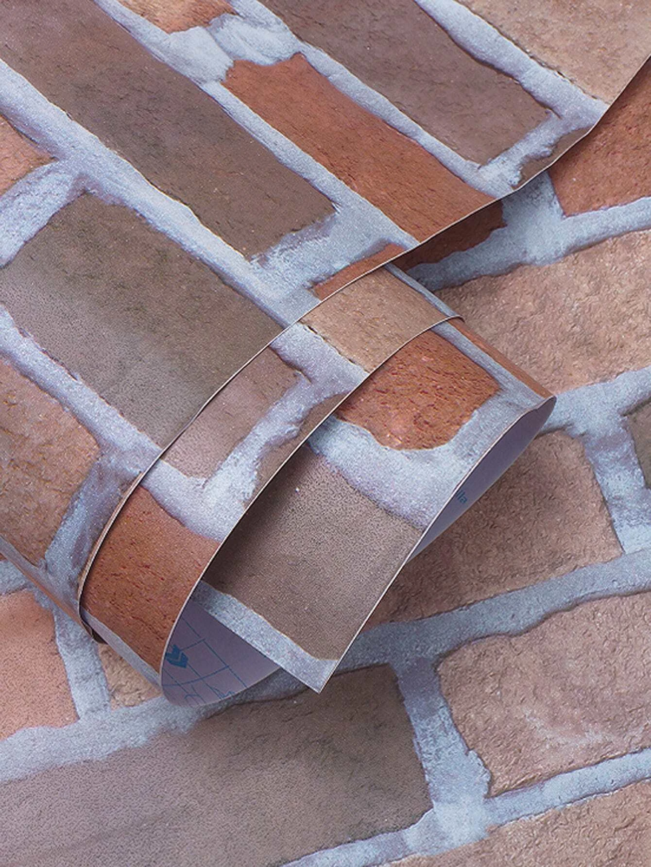 Ρολό Αυτοκόλλητη Αδιάβροχη Ταπετσαρία Τοίχου Ρετρό Τούβλο 200 x 45cm Ρολό Αυτοκόλλητη Αδιάβροχη Ταπετσαρία Τοίχου Ρετρό Τούβλο 200 x 45cm