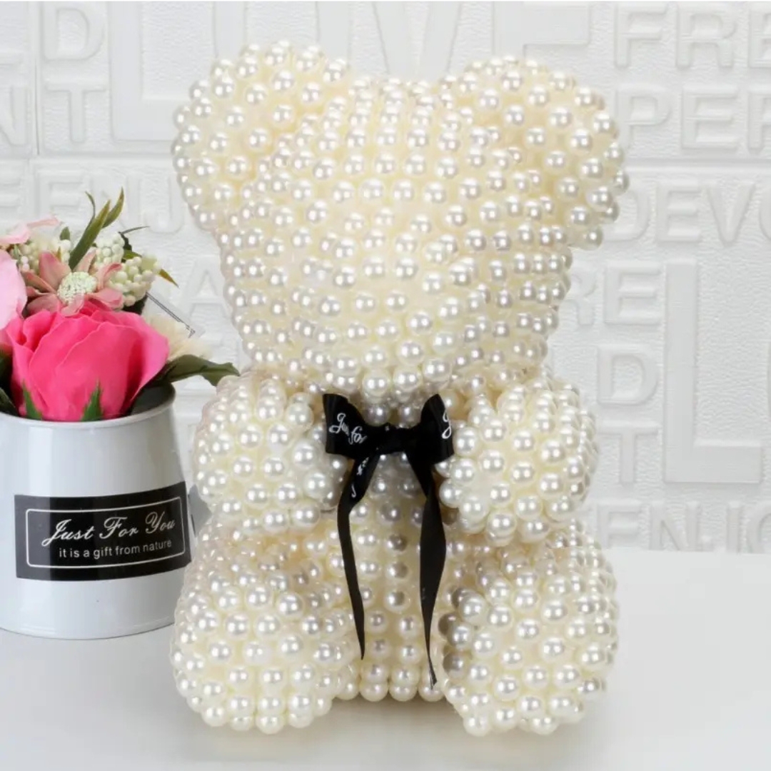 Ρομαντικό Αρκουδάκι από Πέρλες 20x12 - Ιδανικό Δώρο Αγίου Βαλεντίνου Ρομαντικό Αρκουδάκι από Πέρλες 20x12 - Ιδανικό Δώρο Αγίου Βαλεντίνου