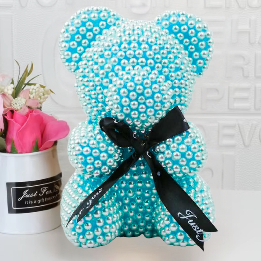 Ρομαντικό Αρκουδάκι από Πέρλες 20x12 - Ιδανικό Δώρο Αγίου Βαλεντίνου Ρομαντικό Αρκουδάκι από Πέρλες 20x12 - Ιδανικό Δώρο Αγίου Βαλεντίνου