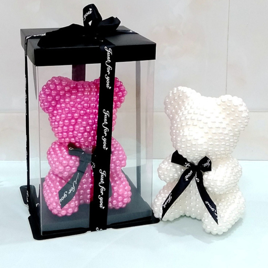 Ρομαντικό Αρκουδάκι από Πέρλες 20x12 - Ιδανικό Δώρο Αγίου Βαλεντίνου Ρομαντικό Αρκουδάκι από Πέρλες 20x12 - Ιδανικό Δώρο Αγίου Βαλεντίνου