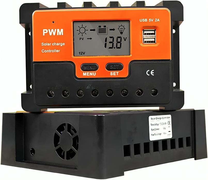 Ρυθμιστής Φόρτισης Φωτοβολταϊκών Πάνελ PMW 100A 12-24V με 2 Θύρες USB - Andowl Ρυθμιστής Φόρτισης Φωτοβολταϊκών Πάνελ PMW 100A 12-24V με 2 Θύρες USB - Andowl