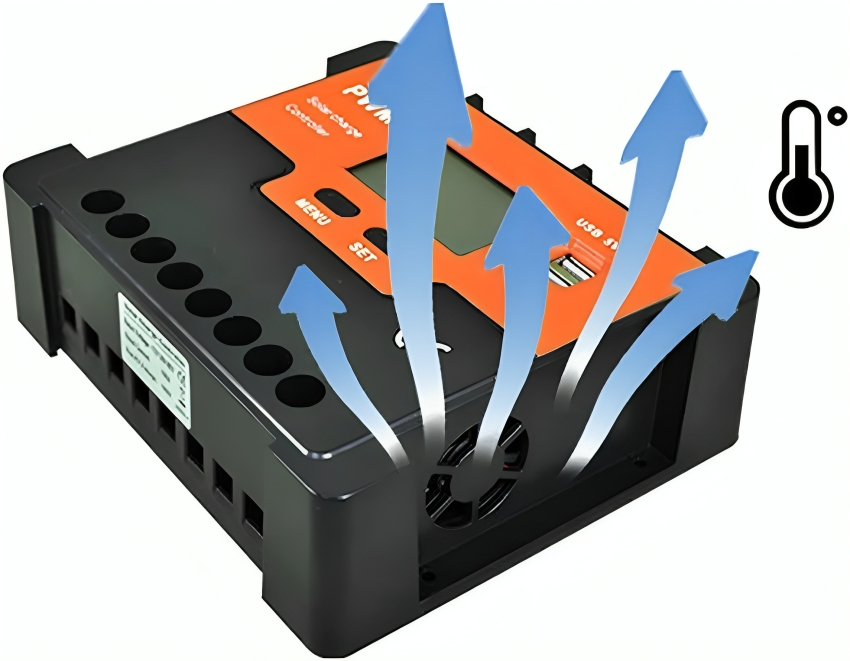 Ρυθμιστής Φόρτισης Φωτοβολταϊκών Πάνελ PMW 100A 12-24V με 2 Θύρες USB - Andowl Ρυθμιστής Φόρτισης Φωτοβολταϊκών Πάνελ PMW 100A 12-24V με 2 Θύρες USB - Andowl
