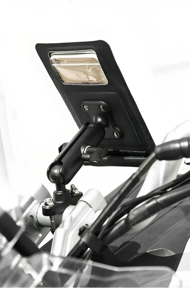 Ρυθμιζόμενη Αδιάβροχη Βάση Στήριξης Κινητού Μηχανής Motowolf Ρυθμιζόμενη Αδιάβροχη Βάση Στήριξης Κινητού Μηχανής Motowolf