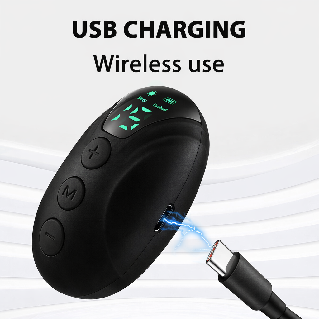 Επαναφορτιζόμενη Mini Συσκευή με Τεχνολογία Μικρορεύματος για Βελτίωση του Ύπνου και Άμεση Χαλάρωση Επαναφορτιζόμενη Mini Συσκευή με Τεχνολογία Μικρορεύματος για Βελτίωση του Ύπνου και Άμεση Χαλάρωση