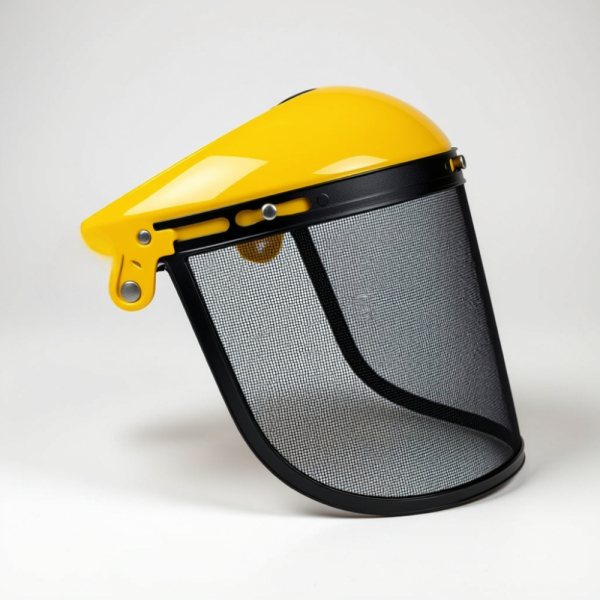Ρυθμιζόμενη Προσωπίδα Εργασίας με Ενσωματωμένο Καπέλο Προστασίας και Μεταλλική Σίτα Ρυθμιζόμενη Προσωπίδα Εργασίας με Ενσωματωμένο Καπέλο Προστασίας και Μεταλλική Σίτα