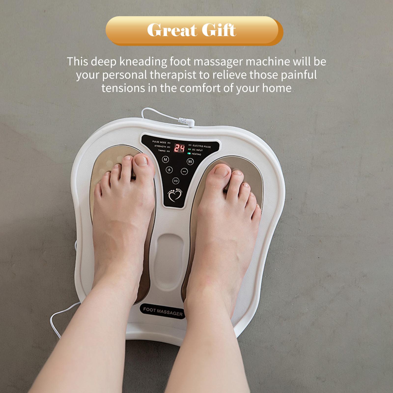 Ρυθμιζόμενη Συσκευή για Μασάζ Ποδιών Ηλεκτροδιέγερσης με Τηλεχειριστήριο από Πλαστικό, 31x30x23 cm Ρυθμιζόμενη Συσκευή για Μασάζ Ποδιών Ηλεκτροδιέγερσης με Τηλεχειριστήριο από Πλαστικό, 31x30x23 cm