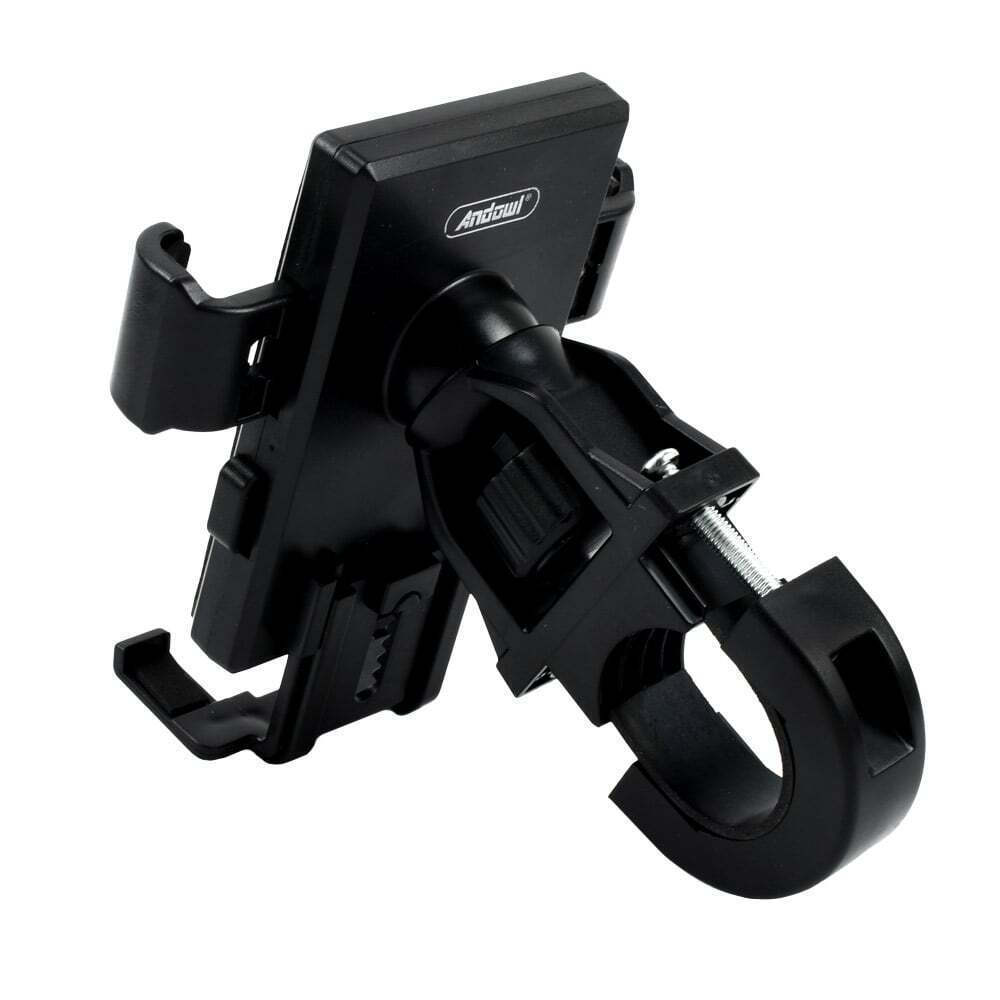Ρυθμιζόμενη Βάση Κινητού 5 έως 6.5″ 360º για Μηχανές και Ποδήλατα Andowl– Μαύρο Ρυθμιζόμενη Βάση Κινητού 5 έως 6.5″ 360º για Μηχανές και Ποδήλατα Andowl– Μαύρο