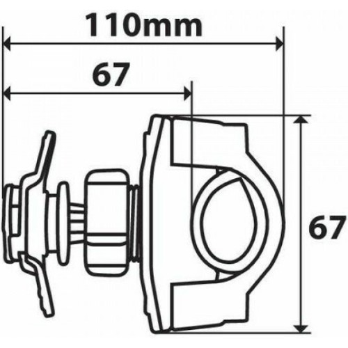 Ρυθμιζόμενη Βάση Στήριξης Κινητού Τηλεφώνου Μηχανής Opti Handle για Τιμόνι 16 έως 32mm 360° για Θήκες Opti Case Ρυθμιζόμενη Βάση Στήριξης Κινητού Τηλεφώνου Μηχανής Opti Handle για Τιμόνι 16 έως 32mm 360° για Θήκες Opti Case