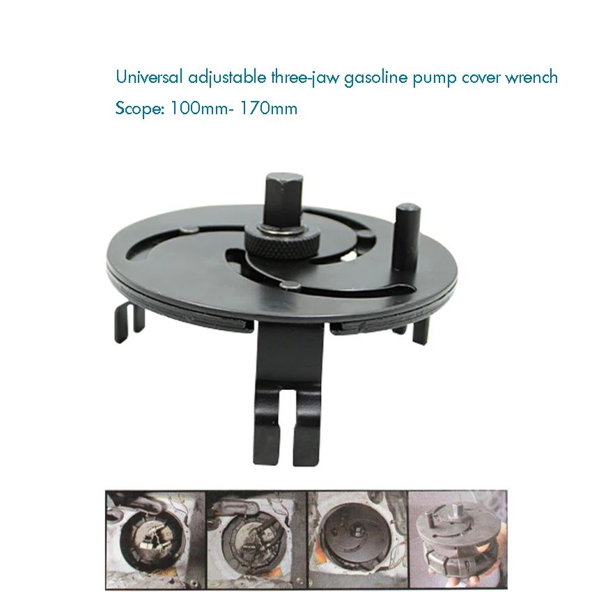 Ρυθμιζόμενο Κλειδί Τάπας Καυσίμου 100 έως 170 mm - Μαύρο Ρυθμιζόμενο Κλειδί Τάπας Καυσίμου 100 έως 170 mm - Μαύρο