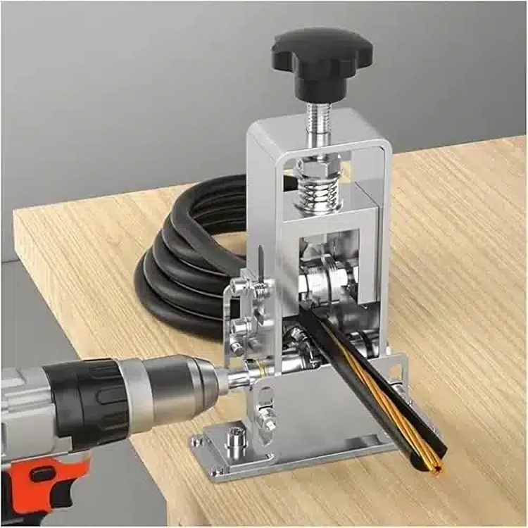 Ρυθμιζόμενο Χειροκίνητο Μηχάνημα Απογύμνωσης Καλωδίων 1-25mm με Μανιβέλα Ρυθμιζόμενο Χειροκίνητο Μηχάνημα Απογύμνωσης Καλωδίων 1-25mm με Μανιβέλα