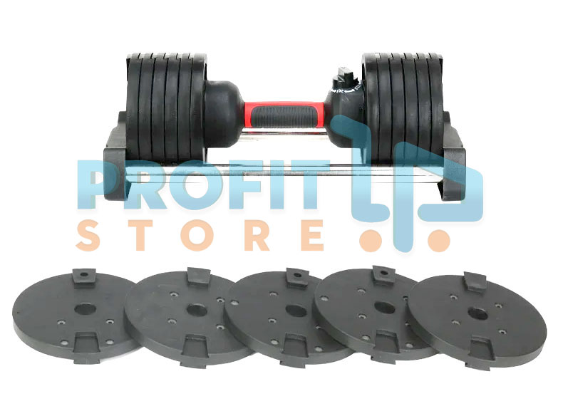 Ρυθμιζόμενος Αλτήρας - Βαράκι με βάρη έως 24kg & Βάση - Adjustable Dumbbell Fitness Equipment Ρυθμιζόμενος Αλτήρας - Βαράκι με βάρη έως 24kg & Βάση - Adjustable Dumbbell Fitness Equipment