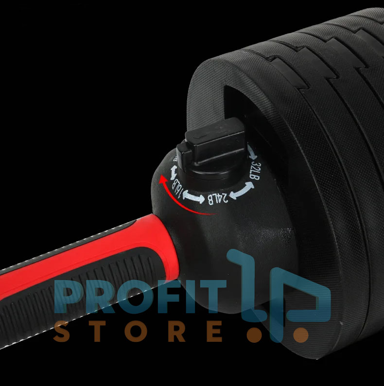 Ρυθμιζόμενος Αλτήρας - Βαράκι με βάρη έως 24kg & Βάση - Adjustable Dumbbell Fitness Equipment Ρυθμιζόμενος Αλτήρας - Βαράκι με βάρη έως 24kg & Βάση - Adjustable Dumbbell Fitness Equipment