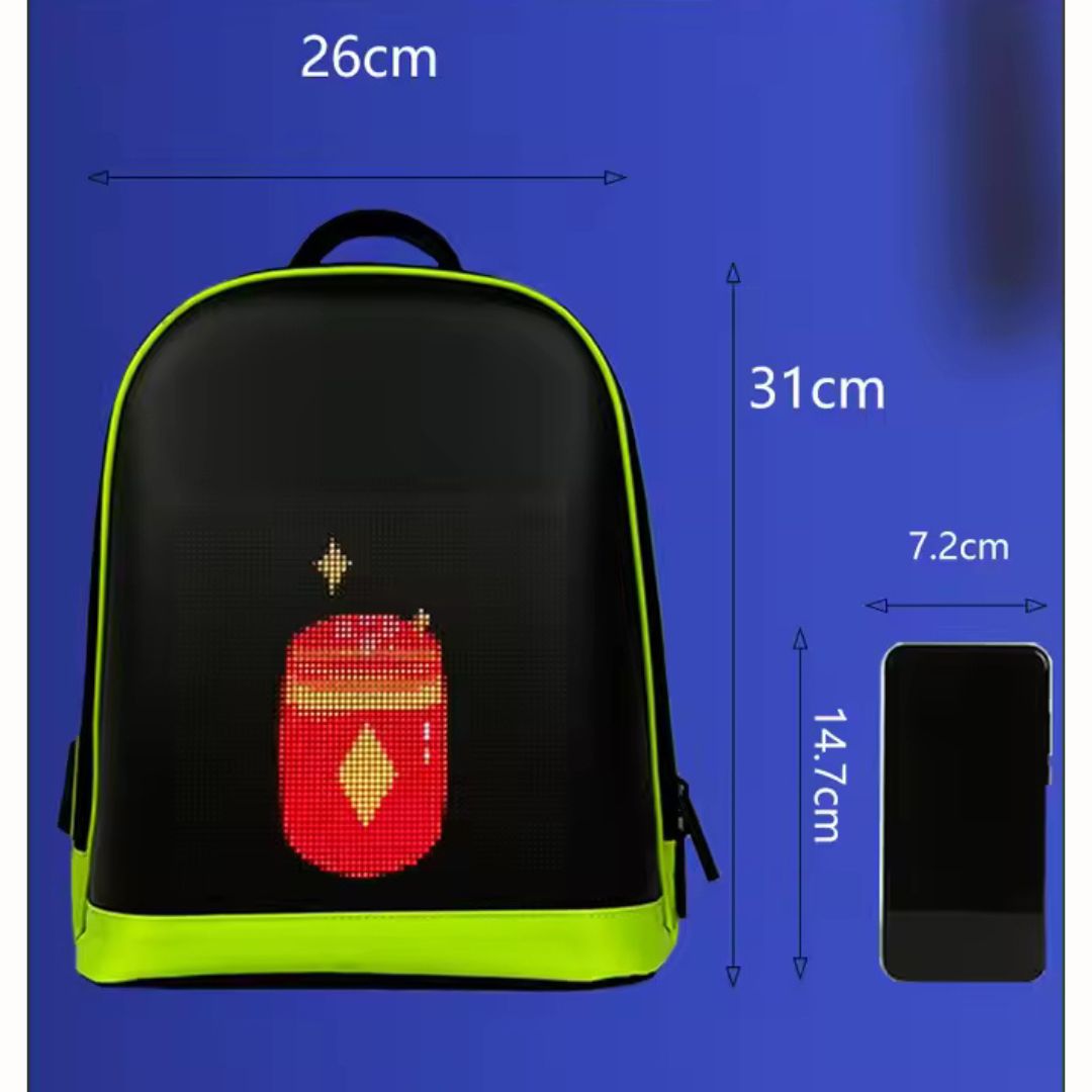 Σακίδιο LED Aδιάβροχο – Smart LED Backpack Σακίδιο LED Aδιάβροχο – Smart LED Backpack