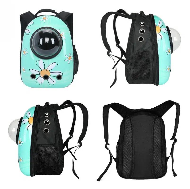 Σακίδιο Πλάτης Μεταφοράς για Σκυλάκια & Γάτες 42x32x29εκ Με Σχέδιο Μαργαρίτα Σακίδιο Πλάτης Μεταφοράς για Σκυλάκια & Γάτες 42x32x29εκ Με Σχέδιο Μαργαρίτα