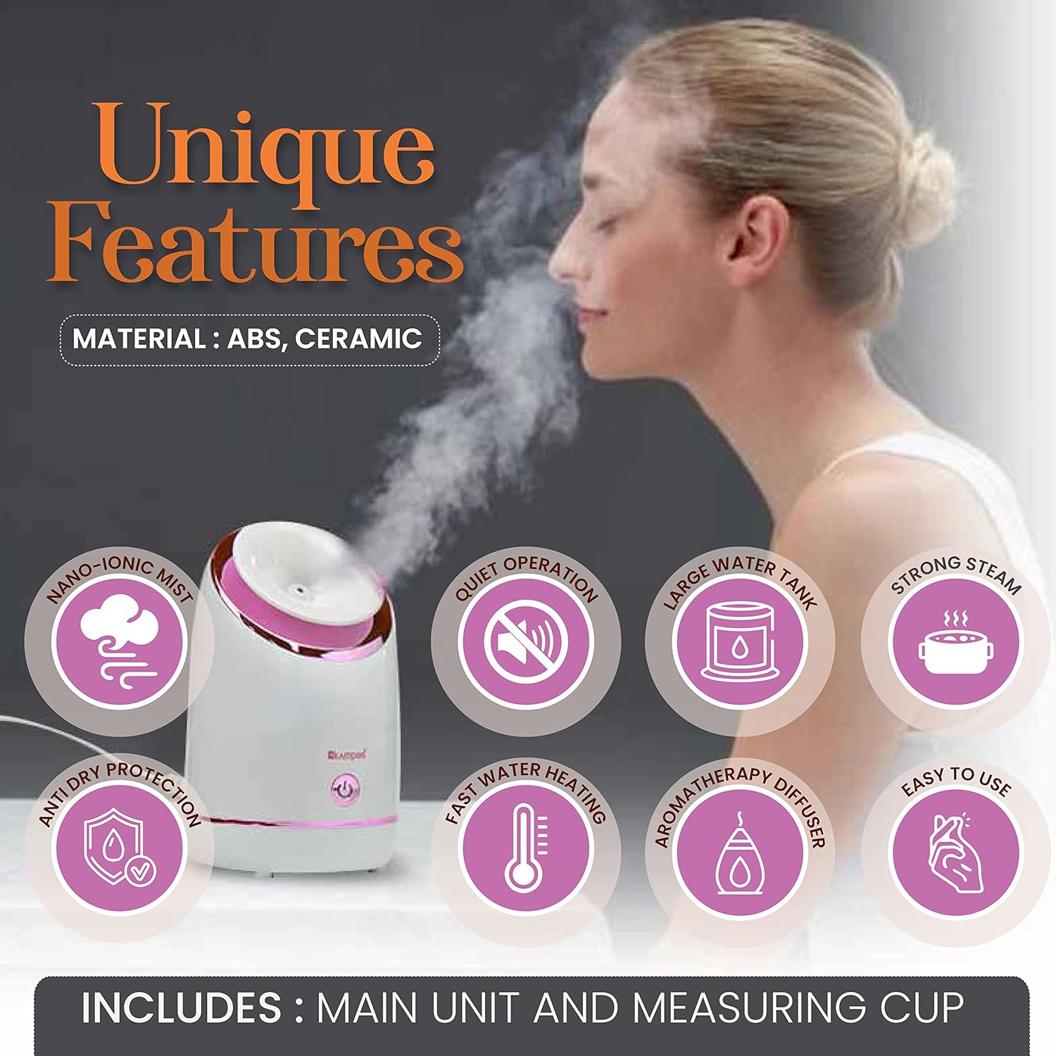 Σάουνα Προσώπου για Καθαρισμό - Senjie Σάουνα Προσώπου για Καθαρισμό - Senjie