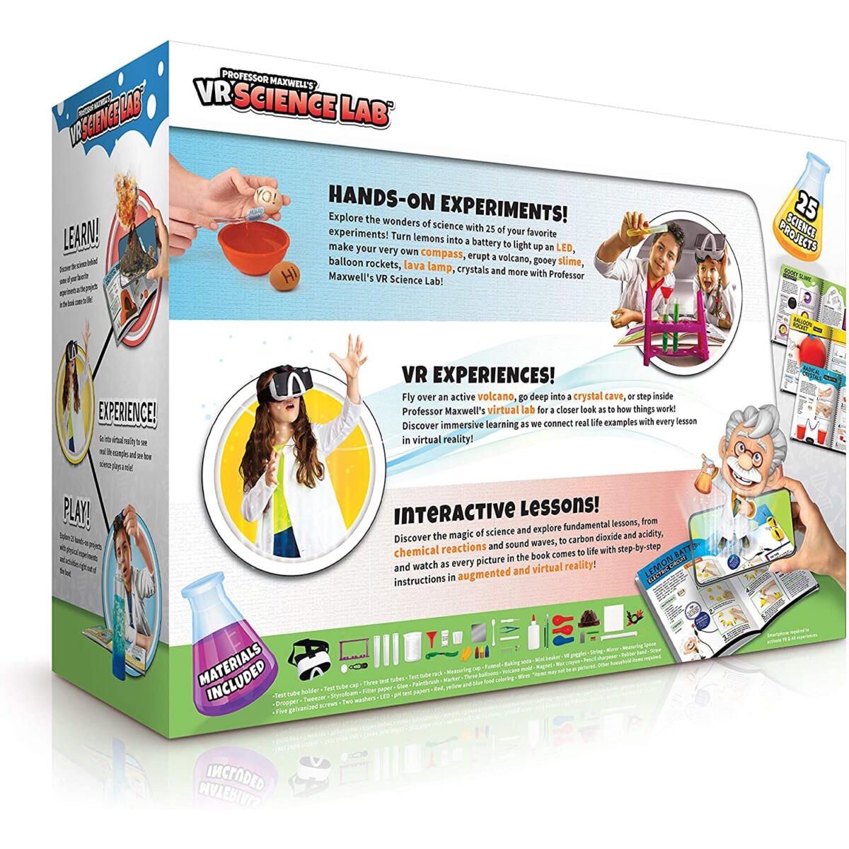 Science Lab VR Επιστημονικό Σετ Εικονικής Πραγματικότητας του Καθηγητή Maxwel με VR Γυαλία Ελληνική Ἑκδοση - Abacus Brands Science Lab VR Επιστημονικό Σετ Εικονικής Πραγματικότητας του Καθηγητή Maxwel με VR Γυαλία Ελληνική Ἑκδοση - Abacus Brands