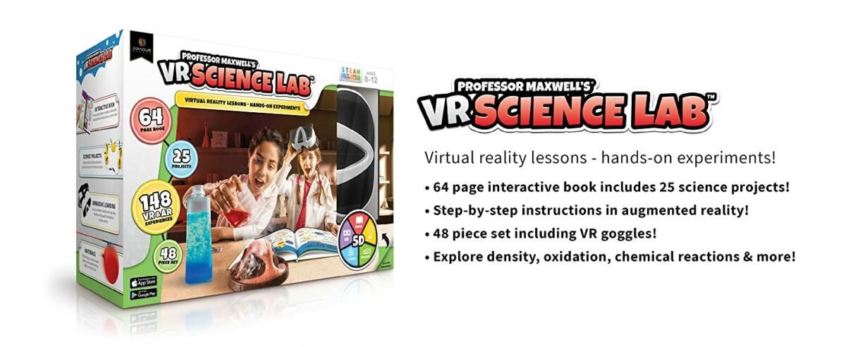 Science Lab VR Επιστημονικό Σετ Εικονικής Πραγματικότητας του Καθηγητή Maxwel με VR Γυαλία Ελληνική Ἑκδοση - Abacus Brands Science Lab VR Επιστημονικό Σετ Εικονικής Πραγματικότητας του Καθηγητή Maxwel με VR Γυαλία Ελληνική Ἑκδοση - Abacus Brands