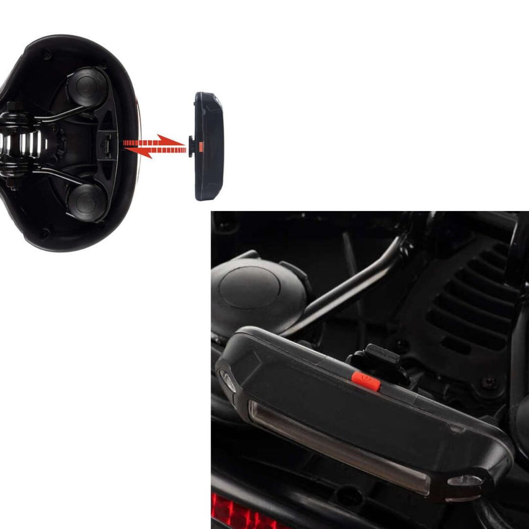 Σέλα Ποδηλάτου με Αεραγωγό & 5 Λειτουργίες Φωτισμού - 24 x 10.5 x 20 cm Σέλα Ποδηλάτου με Αεραγωγό & 5 Λειτουργίες Φωτισμού - 24 x 10.5 x 20 cm