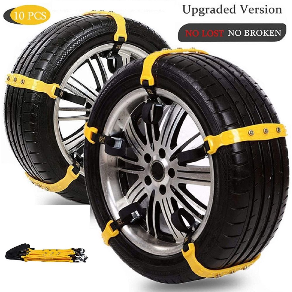 Σετ 10 Αντιολισθητικές Αλυσίδες - Δέστρες Χιονιού – Δρόμου – Λάσπης Πλαστικές Σετ 10 Αντιολισθητικές Αλυσίδες - Δέστρες Χιονιού – Δρόμου – Λάσπης Πλαστικές