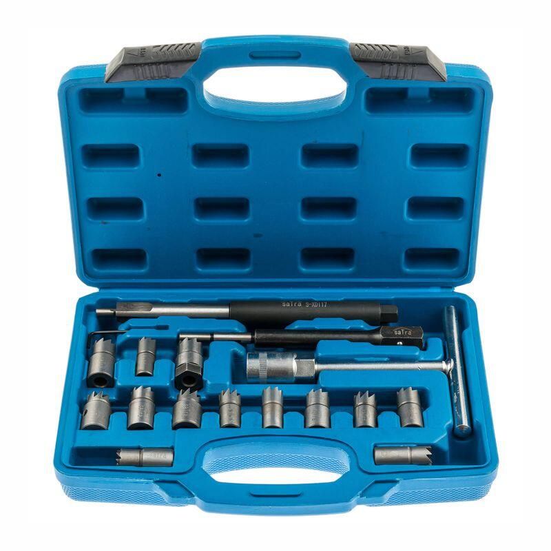 Σετ 17 Τεμαχίων Φρέζες Καθαρισμού Έδρας Μπεκ Ψεκασμού Diesel Σετ 17 Τεμαχίων Φρέζες Καθαρισμού Έδρας Μπεκ Ψεκασμού Diesel