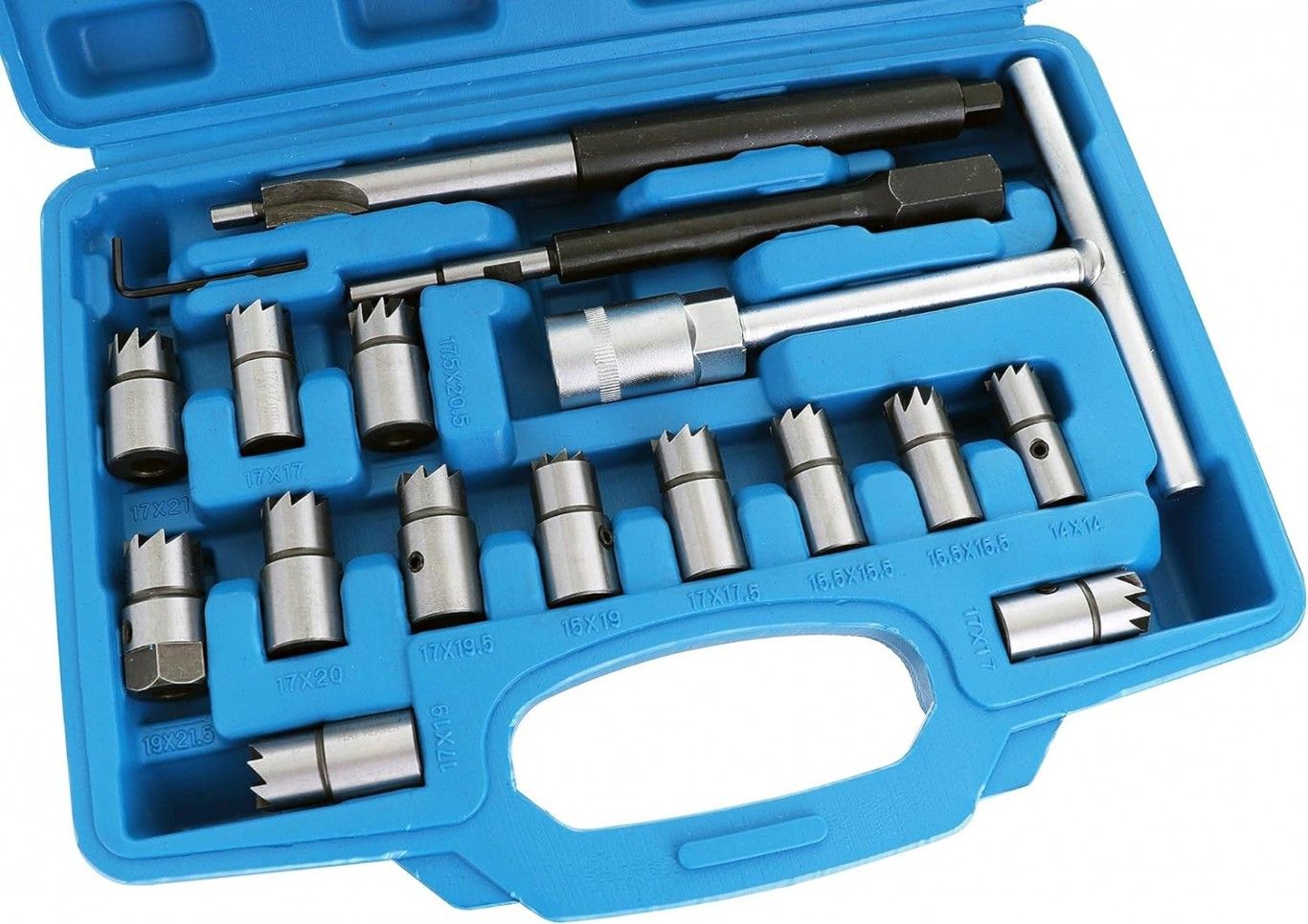 Σετ 17 Τεμαχίων Φρέζες Καθαρισμού Έδρας Μπεκ Ψεκασμού Diesel Σετ 17 Τεμαχίων Φρέζες Καθαρισμού Έδρας Μπεκ Ψεκασμού Diesel