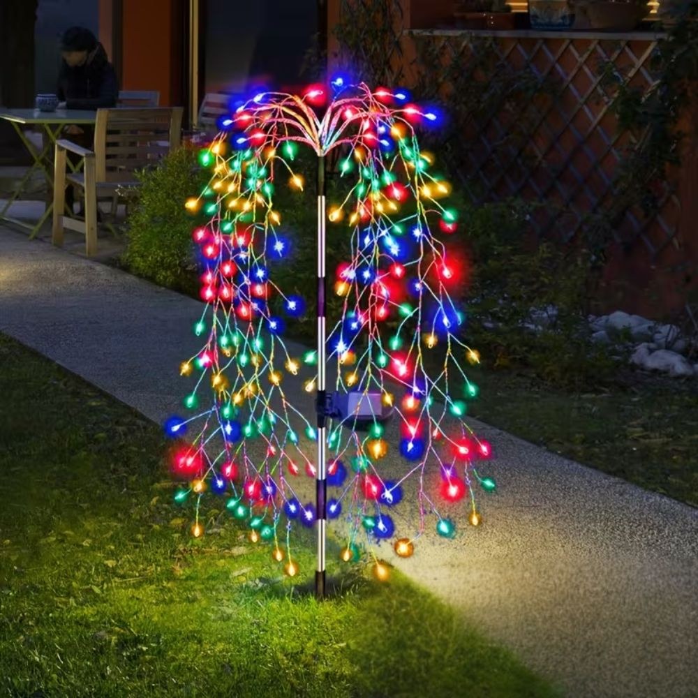 Σετ 2 τμχ Ηλιακά Φωτάκια RGB LED 200 LED – Αυτόματη Φόρτιση και Νυχτερινή Λειτουργία IP44, 8 Modes, Εξωτερικού Χώρου Σετ 2 τμχ Ηλιακά Φωτάκια RGB LED 200 LED – Αυτόματη Φόρτιση και Νυχτερινή Λειτουργία IP44, 8 Modes, Εξωτερικού Χώρου